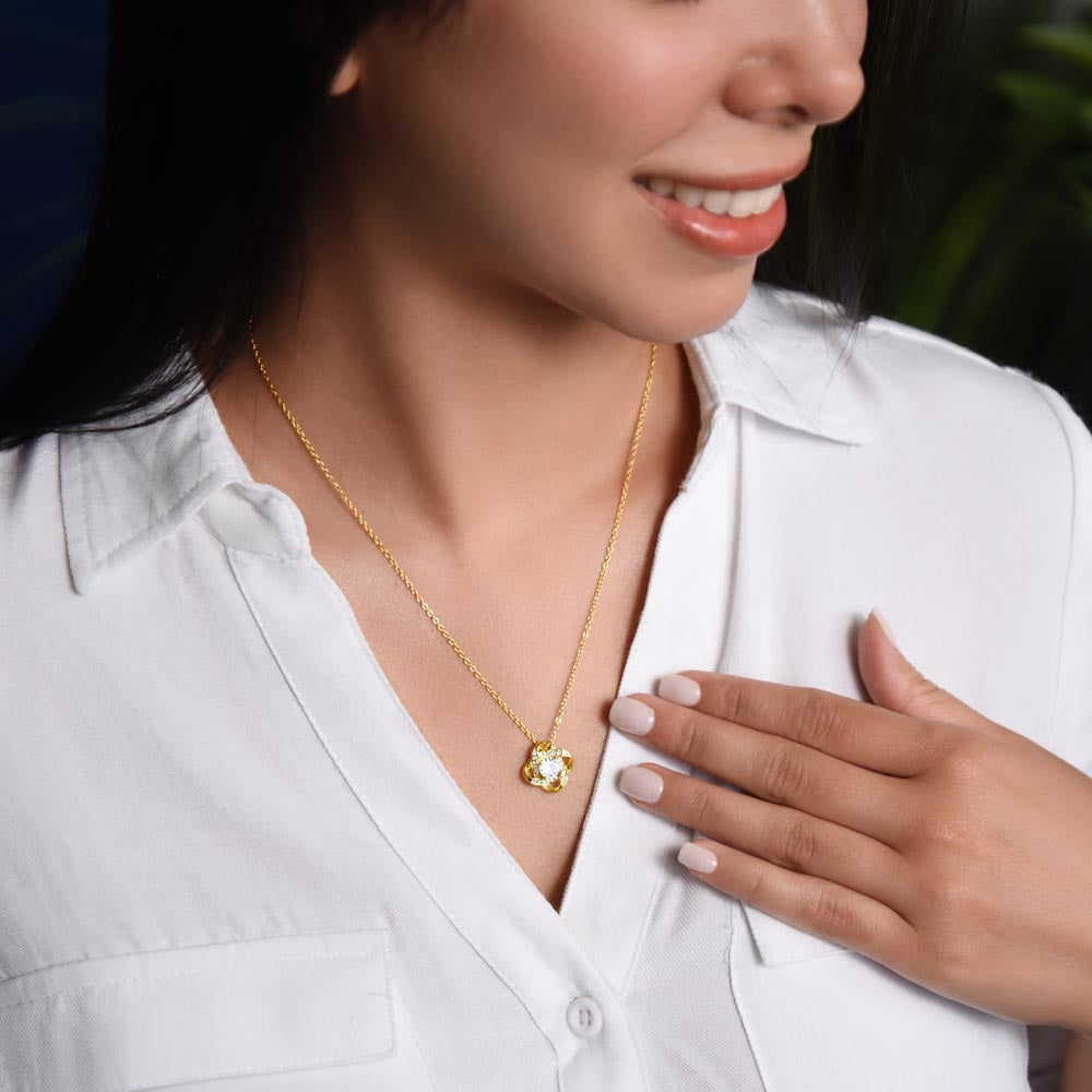 Stunning Love Knot Necklace